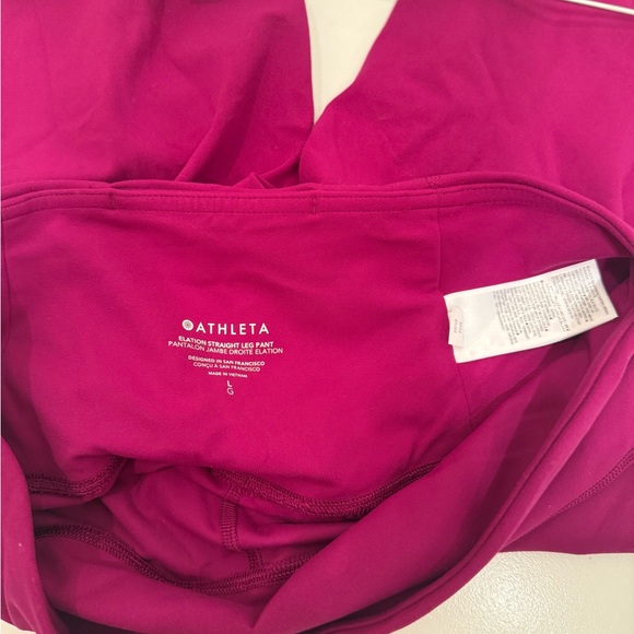 NWT Athleta Elation Straight Leg Pant - Exotic Fuchsia - Picture 11 of 12